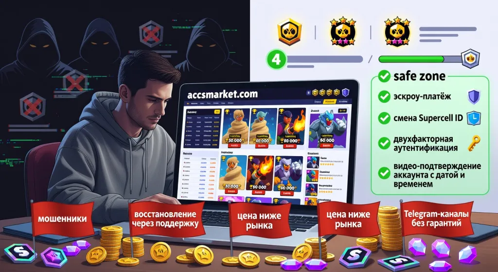 Аккаунт Brawl Stars: как безопасно купить и не потерять прогресс